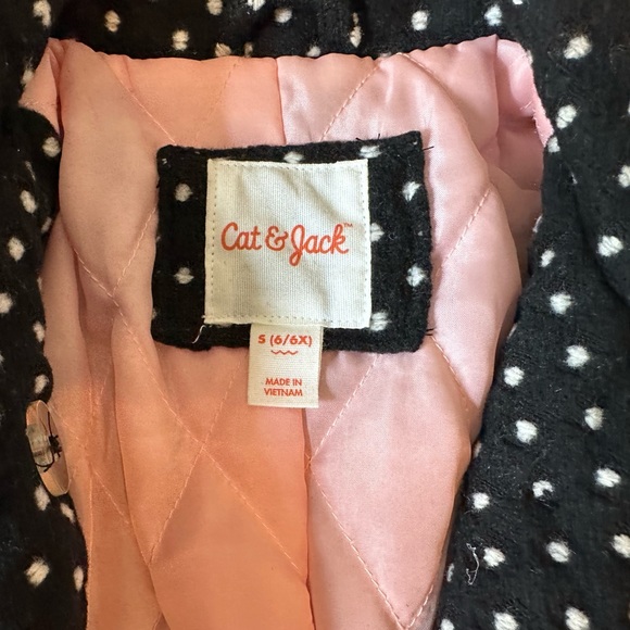 Cat & Jack Polka Dot Coat - Picture 6 of 8